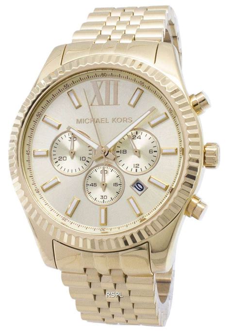 michael kors lexington chronograph watch